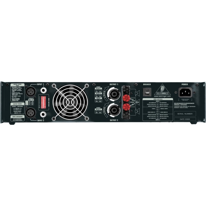 BEHRINGER EP 2000 - wzmacniacz mocy
