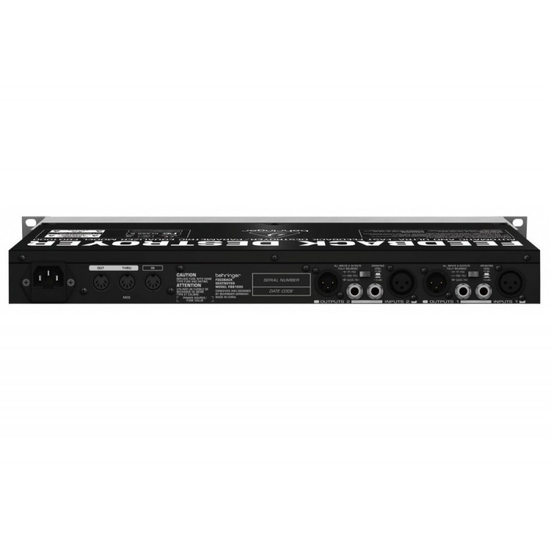 Behringer FBQ1000 backside