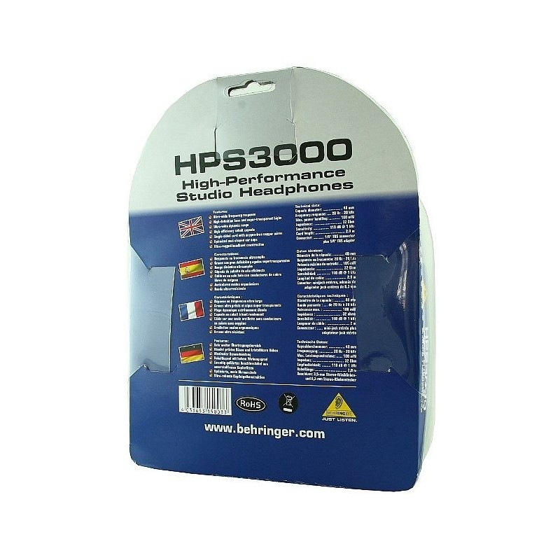 BEHRINGER HPS 3000 - słuchawki DJ