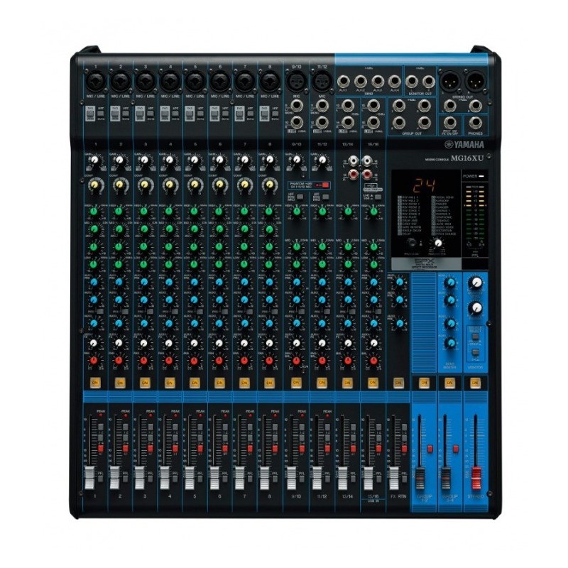 Yamaha MG16XU - top