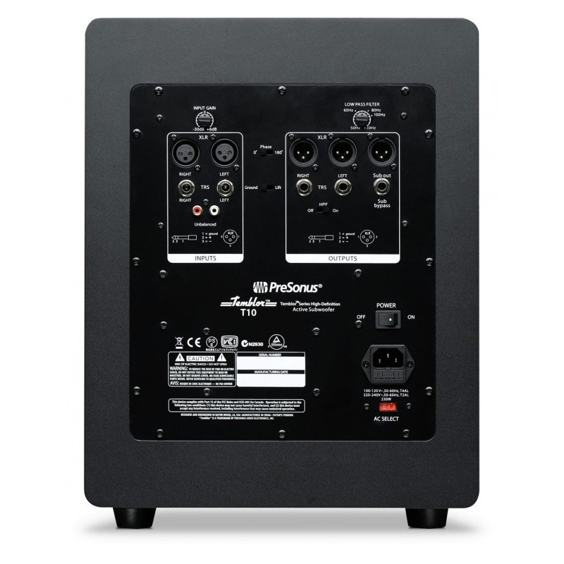 PRESONUS Temblor T10 - aktywny subwoofer studyjny