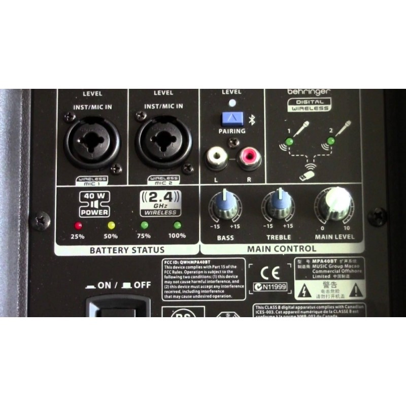 BEHRINGER EUROPORT MPA40BT - zestaw nagłośnieniowy z Bluetooth