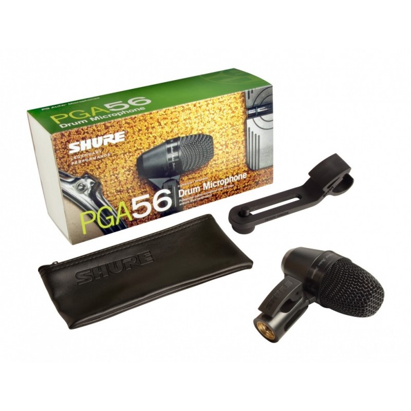 SHURE PGA56-XLR - Mikrofon dynamiczny do werblaslstomów