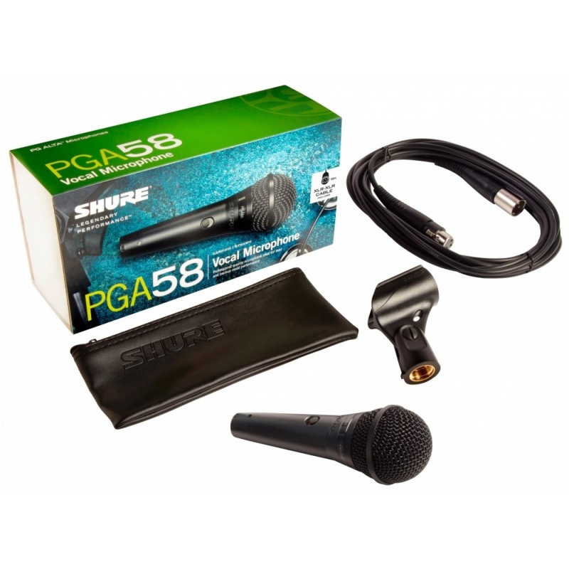SHURE PGA58BTS - Mikrofon dynamiczny XLR-XLR