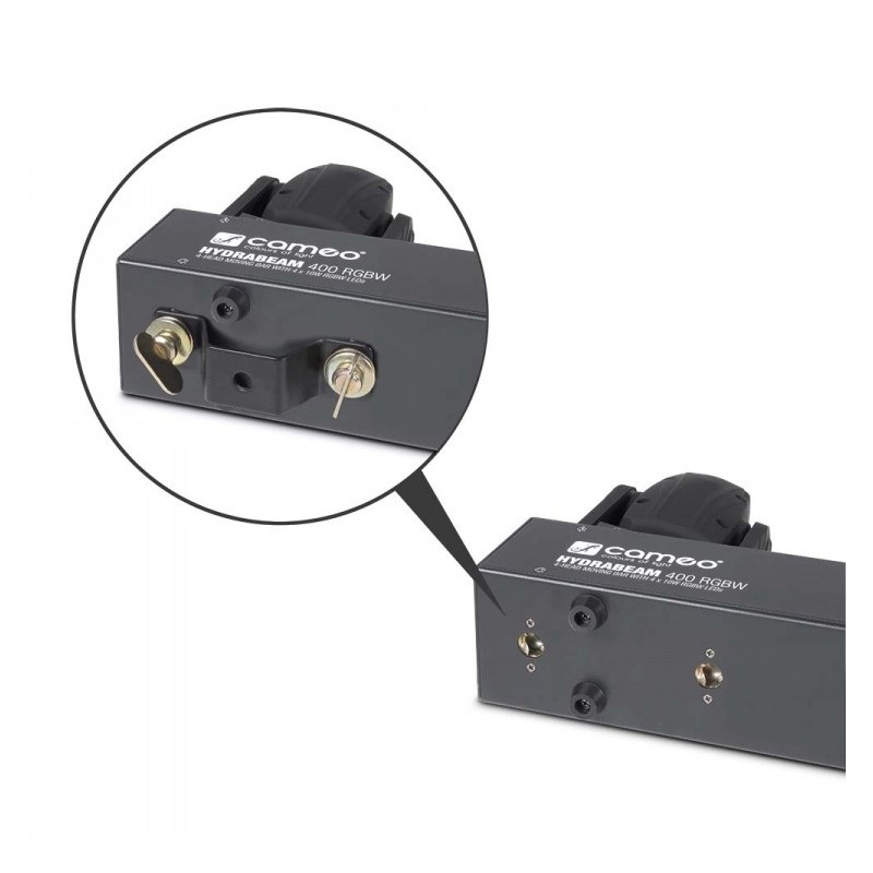 CAMEO HYDRA BEAM 400 RGBW - głowy ruchome