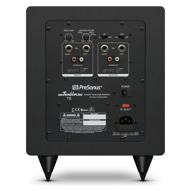 PRESONUS Temblor T8 - aktywny subwoofer studyjny