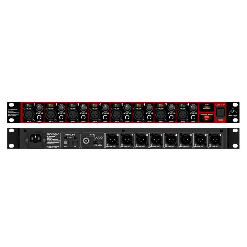 BEHRINGER ULTRAGAIN DIGITAL ADA8200 - konwerter