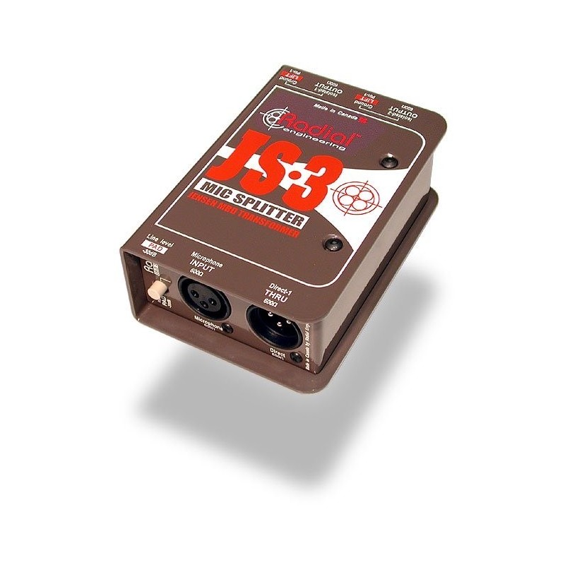 RADIAL PRO JS3 - splitter mikrofonowy