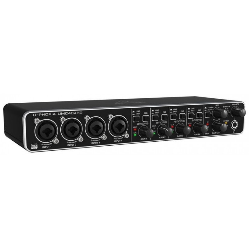 BEHRINGER U-PHORIA UMC404HD -  interfejs USB AudioslsMIDI 4 x 4