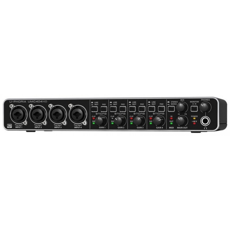 BEHRINGER U-PHORIA UMC404HD -  interfejs USB AudioslsMIDI 4 x 4