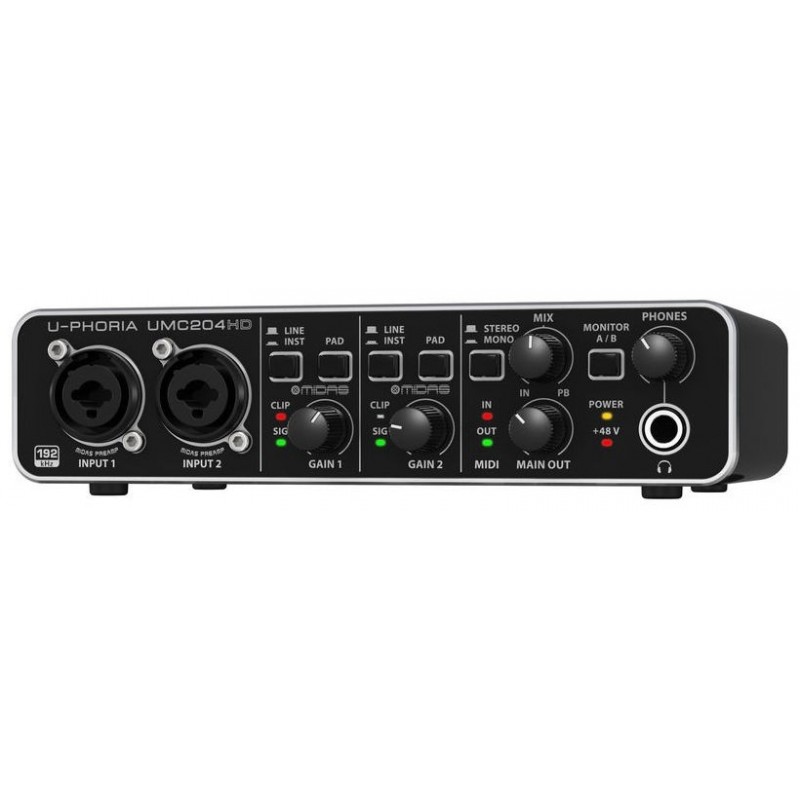 BEHRINGER U-PHORIA UMC204HD - interfejs USB