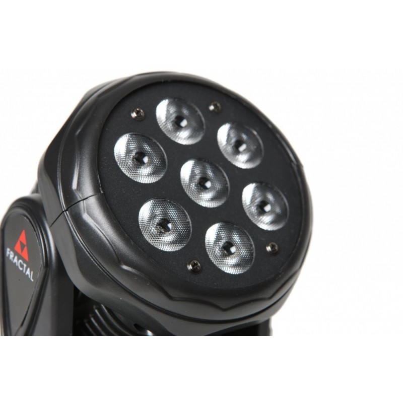 FRACTAL MINI LED MOVING HEAD 7 x 10 W - głowa ruchoma