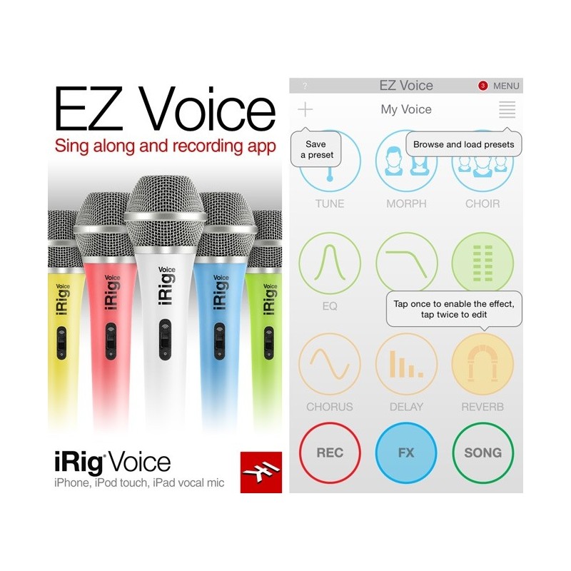 IK Multimedia iRig Voice White - mikrofon wokalowy