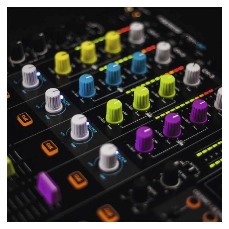 Reloop Knob Cap Set white - Nakładki na pokrętła