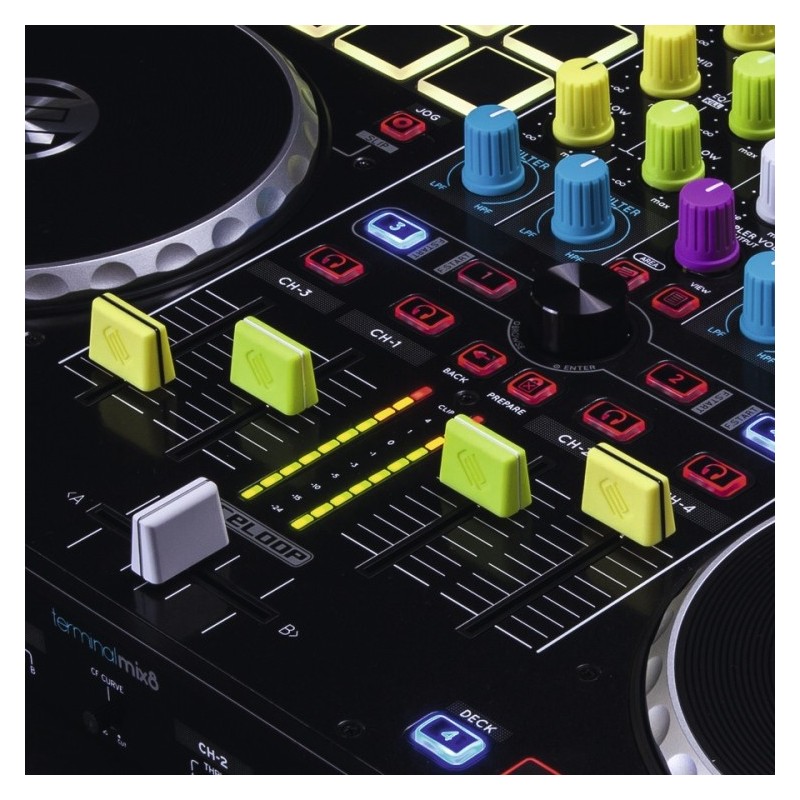 Reloop Fader Cap Set purple - Nakładki na fadery