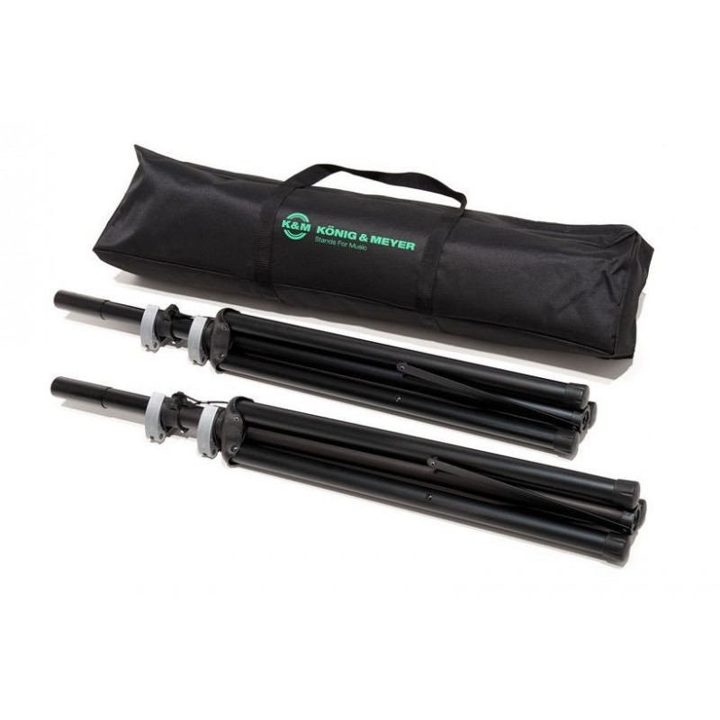 KONIG & MEYER 21459 - 2 Statywy kolumnowe, torba