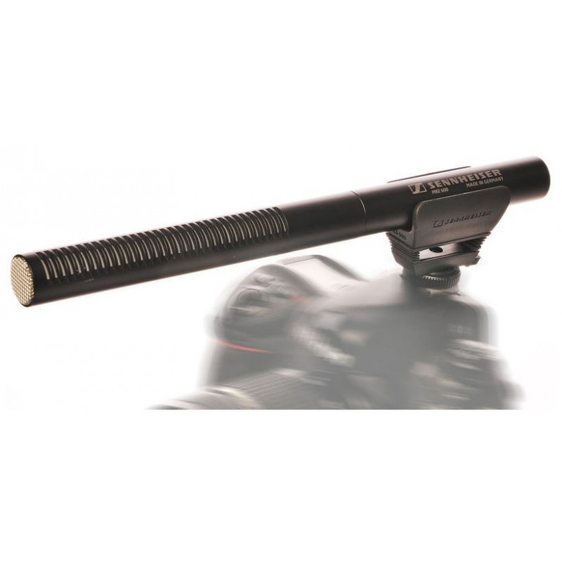 SENNHEISER MKE 600 - mikrofon shotgun do kamer sls lustrzanek