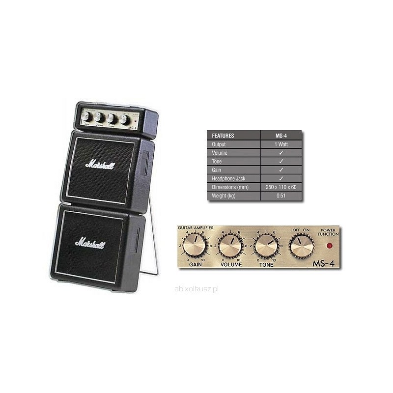 Marshall MicroStack MS-4 - mini combo gitarowe