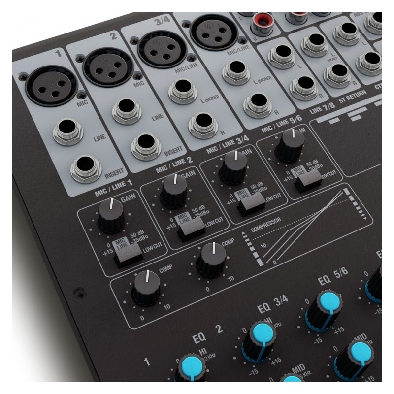 LD Systems VIBZ 8 DC - mikser analogowy