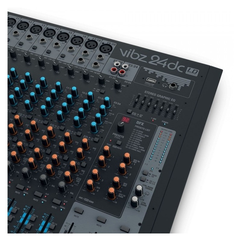 LD Systems VIBZ 24 DC - mikser analogowy