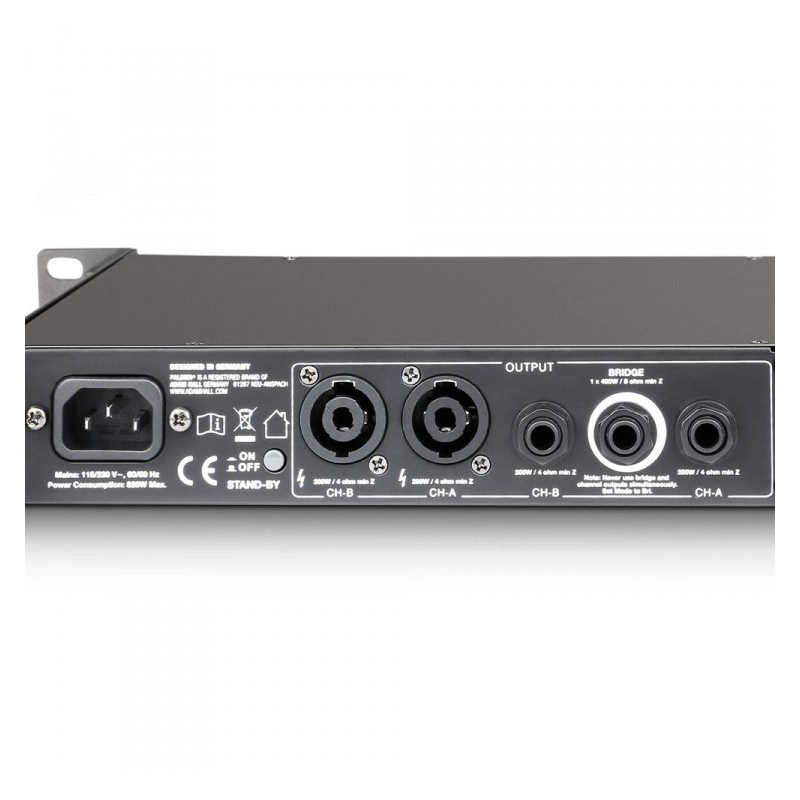 PALMER MACHT 402 - końcówka mocy do gitary