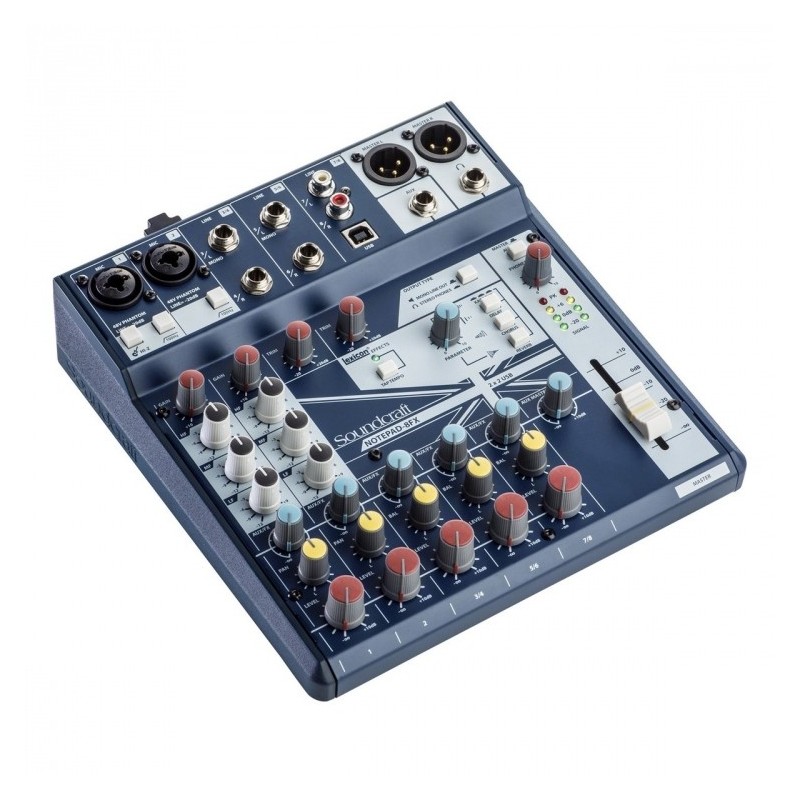 Soundcraft Notepad 8 FX - mikser analogowy USB
