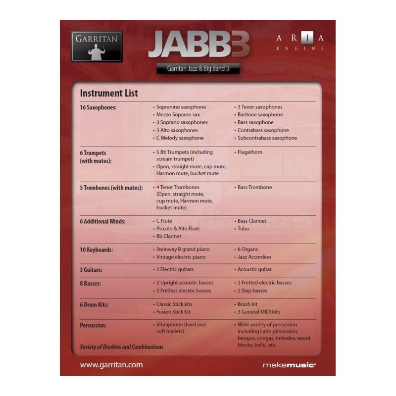 Garritan Jazz & Big Band 3 - sample