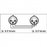 DAP AUDIO FLA21 - Adapter XLR F - XLR F