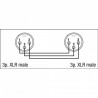 DAP AUDIO FLA25 - Adapter XLR M - XLR M
