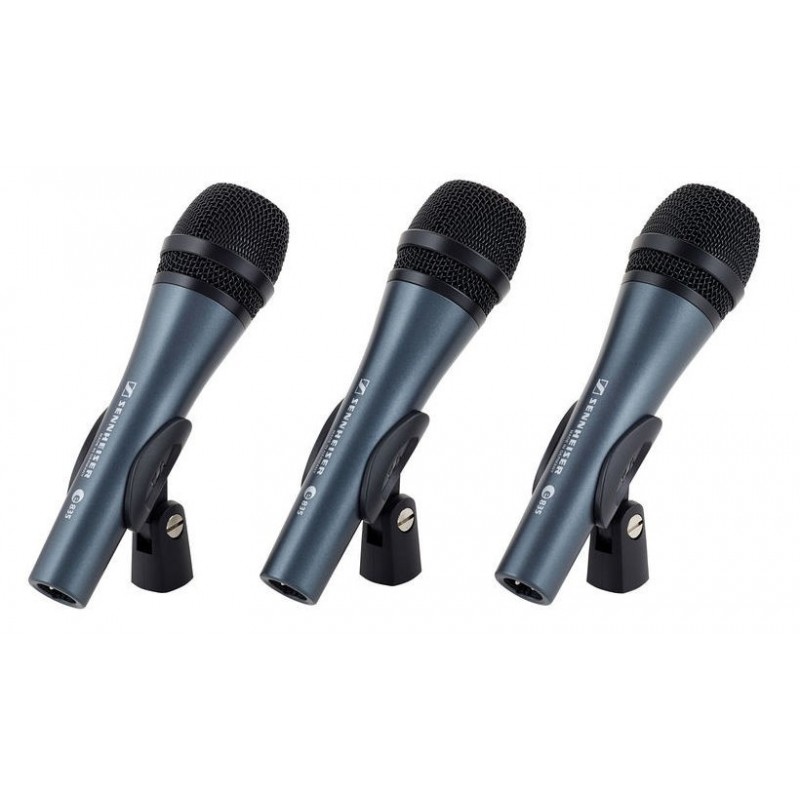 SENNHEISER E835 3Pack - mikrofony dynamiczne zestaw