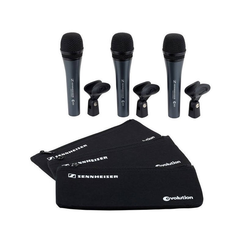 SENNHEISER E835 3Pack - mikrofony dynamiczne zestaw