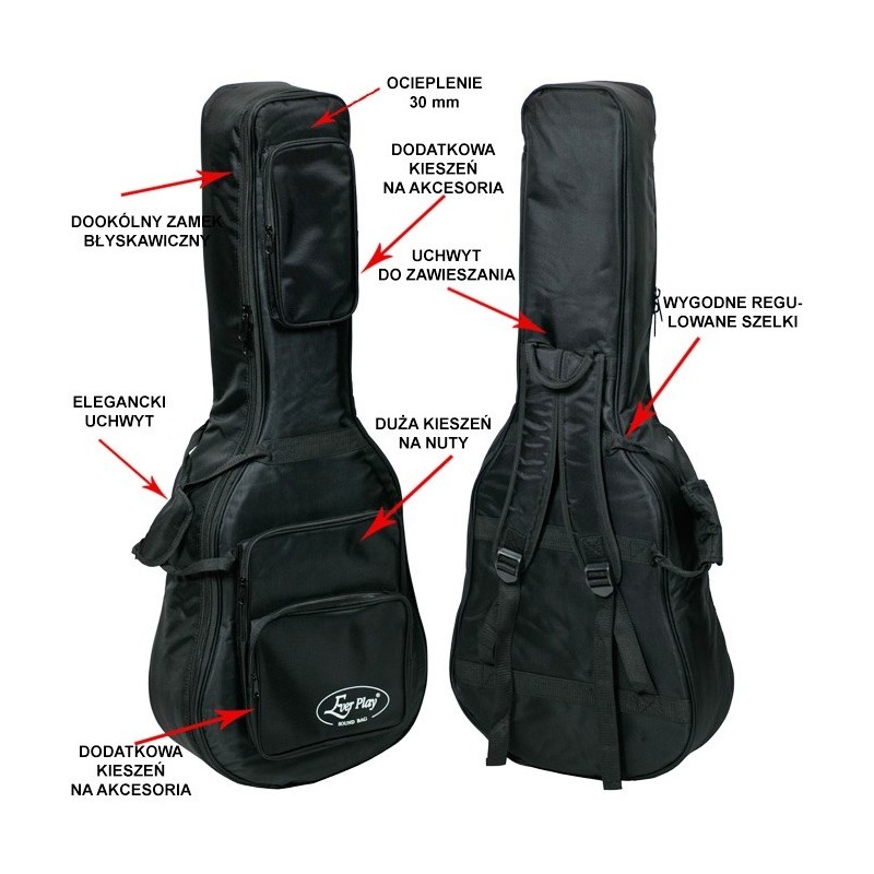 Ever Play Termos 500W - Pokrowiec na gitarę akustyczną