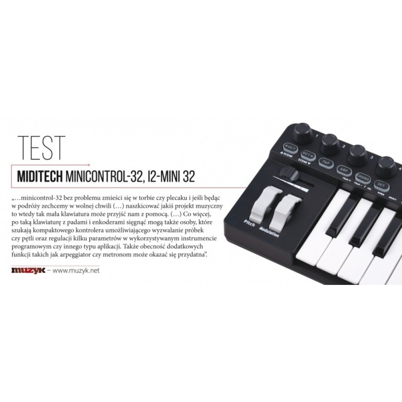 Miditech i2 mini 32 - klawiatura sterująca