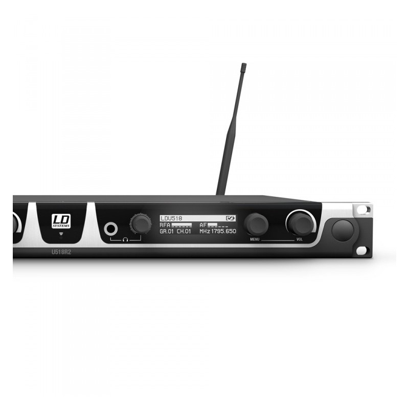 LD SYSTEMS U518 R2 - Podwójny odbiornik