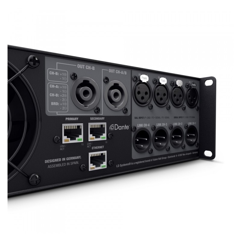 LD Systems DSP 44 K - wzmacniacz mocy z DSP
