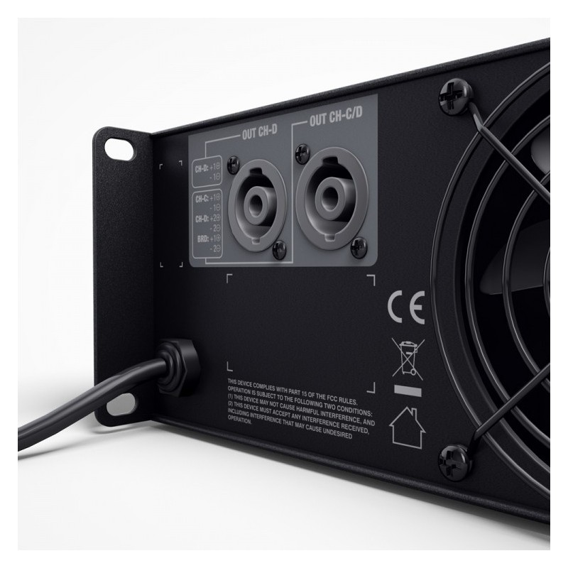 LD Systems DSP 44 K - wzmacniacz mocy z DSP