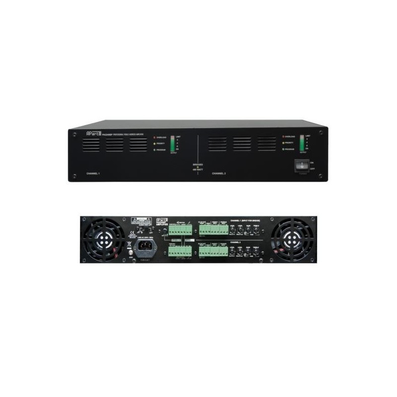 APART PA 2240 BP - wzmacniacz mocy 100V