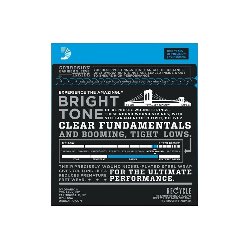 D`ADDARIO EXL170-5 - struny basowe