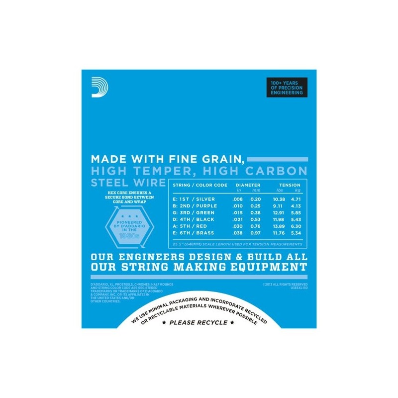 D`ADDARIO EXL 130 - struny do git. elektrycznej