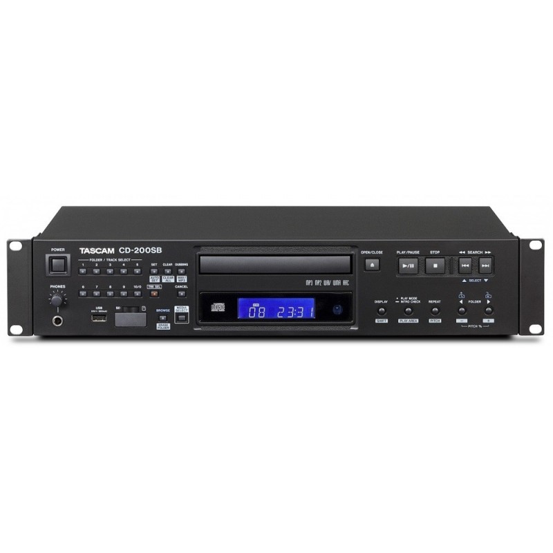 TASCAM CD-200SB - CD-player, odtwarza z płyt CD, kart SD i pamięci USB