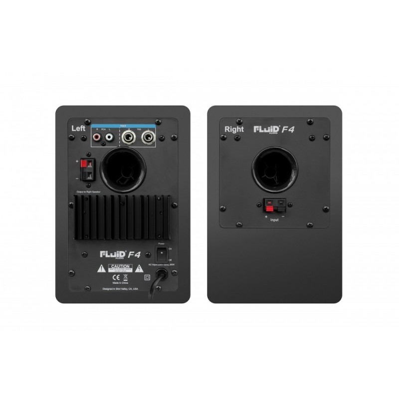 FLUID AUDIO F4 WH - monitory aktywne, para