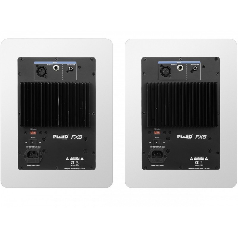 Fluid Audio FX8 WH - Monitory studyjne, para