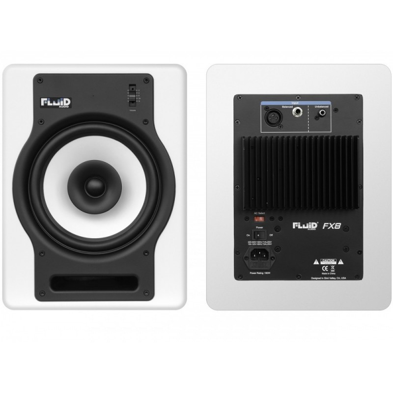 Fluid Audio FX8 WH - Monitory studyjne, para