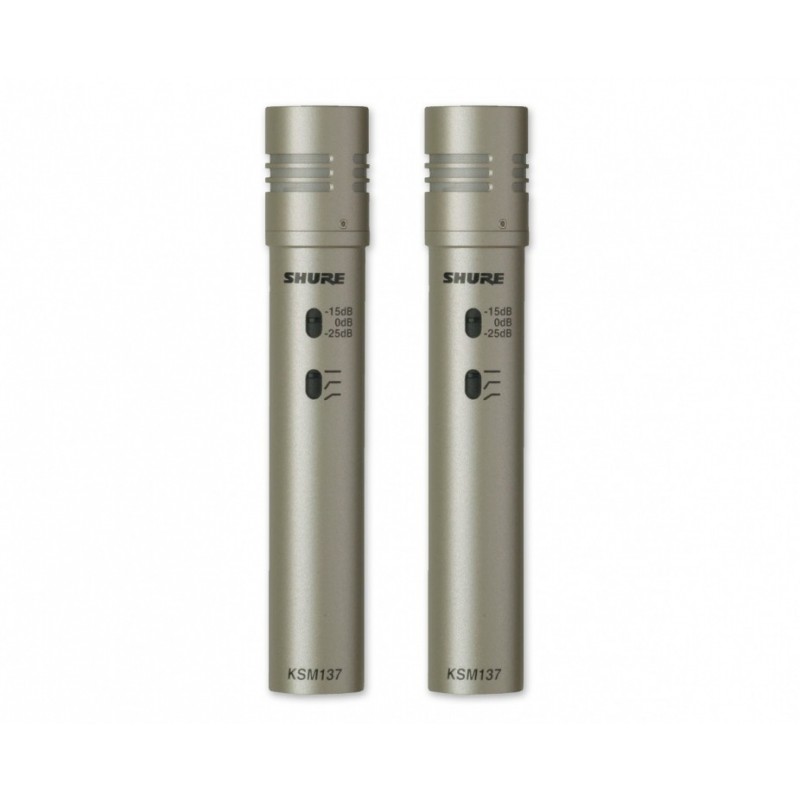 SHURE KSM137slsSL STEREO - Zestaw mikrofonów pojemnościowych