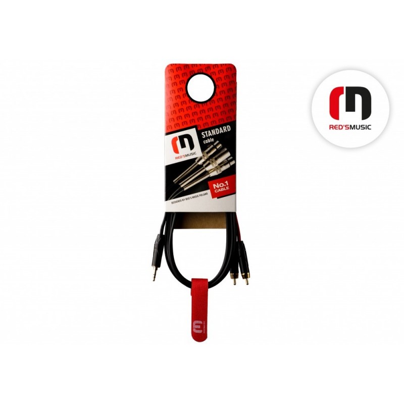 REDS AU16100 BX - kabel audio mJssls2RCA 10 m