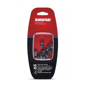 SHURE EABKF1-10S - Czarne nakładki piankowe