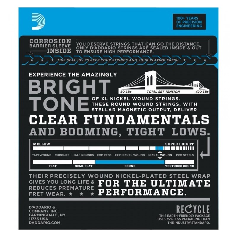 D`ADDARIO EXL165 - struny basowe