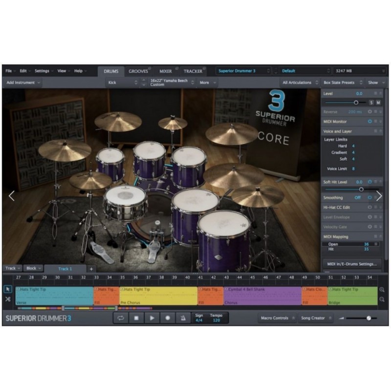 Toontrack Superior Drummer 3 - Profesjonalny sampler perkusyjny