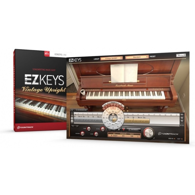 Toontrack EZkeys Vintage Upright - Biblioteka brzmień