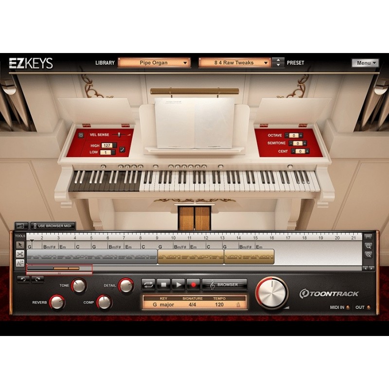 Toontrack EZkeys Pipe Organ - Biblioteka brzmień
